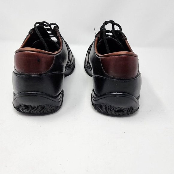 Allen Edmonds Men's Traveler Black Brown Lace Up Shoe‎ Size 8.5 E Style #76007 - Picture 6 of 11